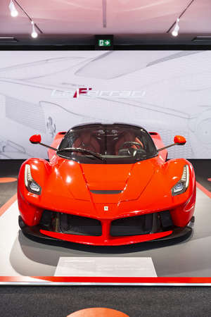 MARANELLO, ITALY 2021, August 10: Ferrari Museum in Maranello, province of Modena, Emilia Romagnaのeditorial素材
