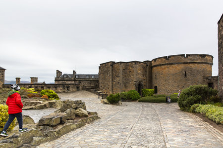 Edinburgh Castle is an ancient fortress, from its position on top of the castle rock it dominates the panorama of the city of Edinburghのeditorial素材