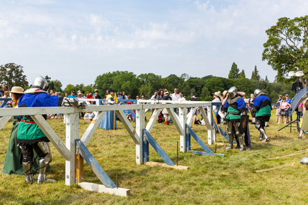 PERT, SCOTLAND 2022, August 14: Festival of Scottish sports and gymnastic activities in Perth, Scotlendのeditorial素材