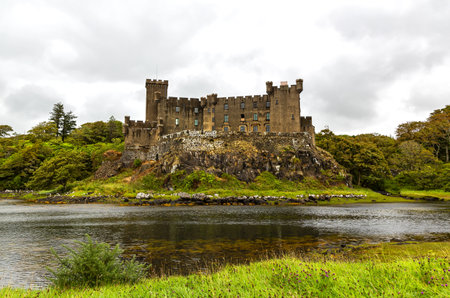 Dunvegan Castle is a castle located in Dunvegan, a small town in Scotland, on the Isle of Skyeのeditorial素材