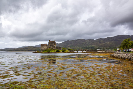 Beautiful view of Eilean Donan Castle, Scotlandのeditorial素材
