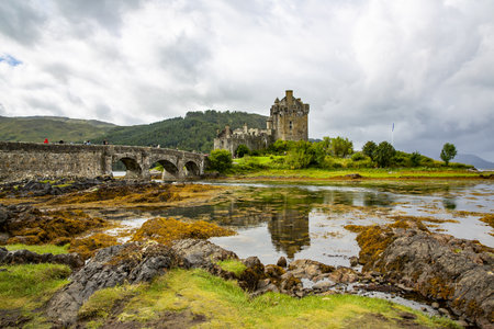Beautiful view of Eilean Donan Castle, Scotlandのeditorial素材