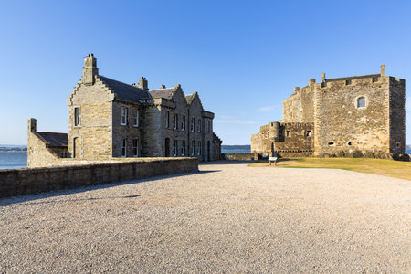 Blackness Castle is a fortified castle in the Scottish village of Blackness, in the council area of Falkirk, Scotlandのeditorial素材