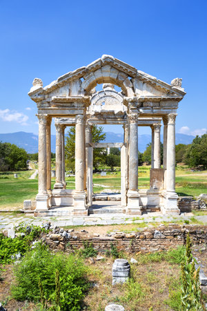 Aphrodisias is a Greco-Hellenistic city of Caria, in the Meander Valley, in Turkeyのeditorial素材