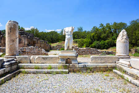 Aphrodisias is a Greco-Hellenistic city of Caria, in the Meander Valley, in Turkeyのeditorial素材