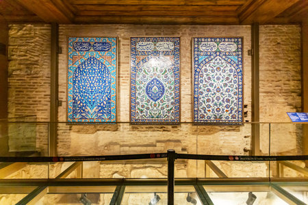 ISTANBUL, TURKEY 2023 August 03: Beautiful view of the famous Topkapi Palace in Istanbul, Turkiyeのeditorial素材