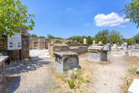 Aphrodisias is a Greco-Hellenistic city of Caria, in the Meander Valley, in Turkeyの写真素材