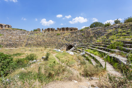 Aphrodisias is a Greco-Hellenistic city of Caria, in the Meander Valley, in Turkeyの写真素材