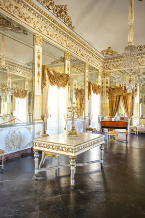 RAGUSA, SICILY 2023 November 5: Visit to the interiors of the Castle in the province of Ragusa, Sicilyの写真素材