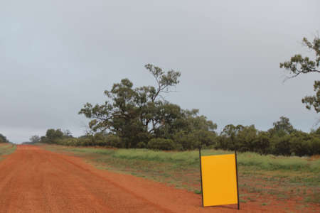 Outback NSW Dirt Roadの写真素材