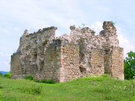 Old castle ruinsの写真素材