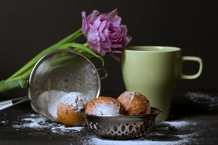 tasty jelly donutsの写真素材