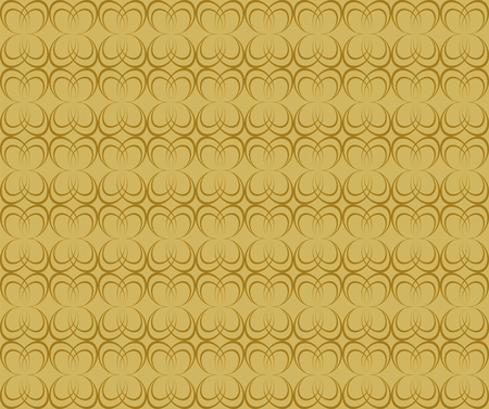 Light golden background with dark gold oval objectsのイラスト素材