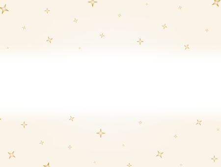 Golden Stars up and down on a gold background and in the center white stripeのイラスト素材