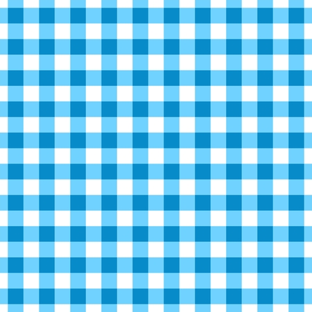 Checked cloth of blue and gray geometric shapes. Background of colored squares and rectangles on a white background. blue fabricのイラスト素材