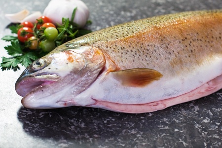 Raw fishの写真素材