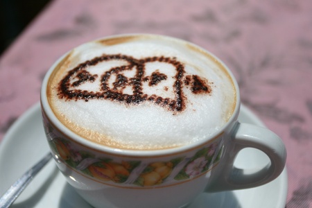 coffee with loveの写真素材