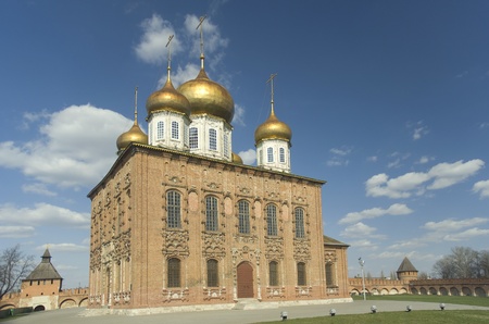 Orthodox Dormition Cathedral  XVI century  in the Tula Kremlin, Russiaの写真素材