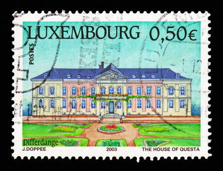 MOSCOW, RUSSIA - AUGUST 18, 2018: A stamp printed in shows , serie, circa 19のeditorial素材