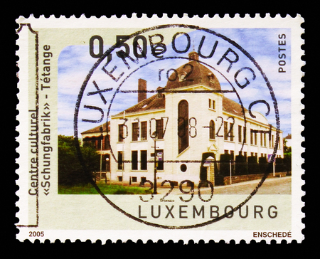 MOSCOW, RUSSIA - AUGUST 18, 2018: A stamp printed in shows , serie, circa 19のeditorial素材