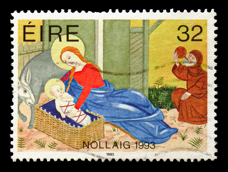 MOSCOW, RUSSIA - AUGUST 18, 2018: A stamp printed in shows , serie, circa 19のeditorial素材