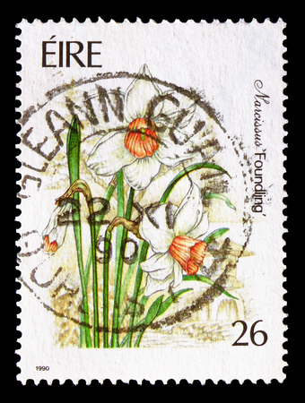 MOSCOW, RUSSIA - AUGUST 18, 2018: A stamp printed in shows , serie, circa 19のeditorial素材