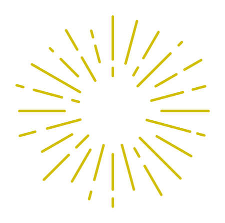 Sunburst icon. Sun light star rays explosion effect.のイラスト素材