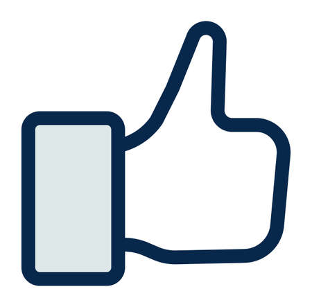 Like icon. Thumb up symbol. Approve signのイラスト素材