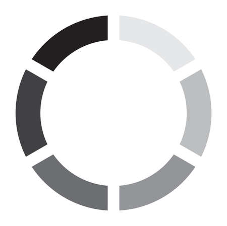 Round diagram sign. Circular loader. Waiting symbolのイラスト素材