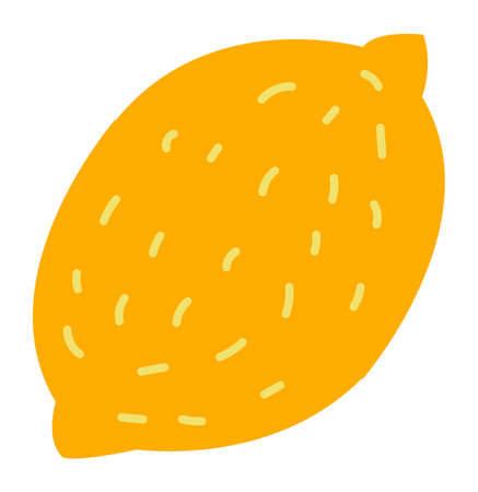 Lemon icon. Fresh citrus fruit. Vitamin Cのイラスト素材