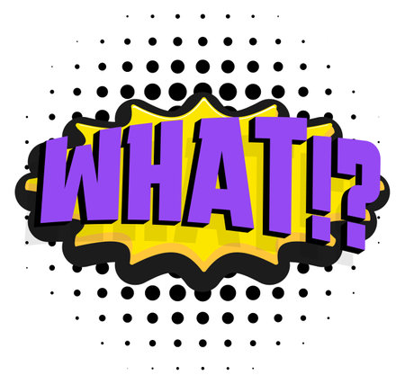 What text comic bubble in retro cartoon effectのイラスト素材