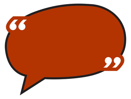 Citation empty cloud in comic speech balloon styleのイラスト素材