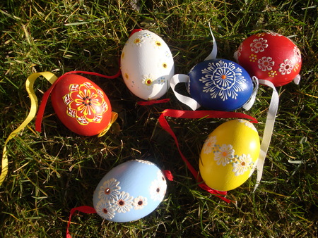 Easter eggsの写真素材
