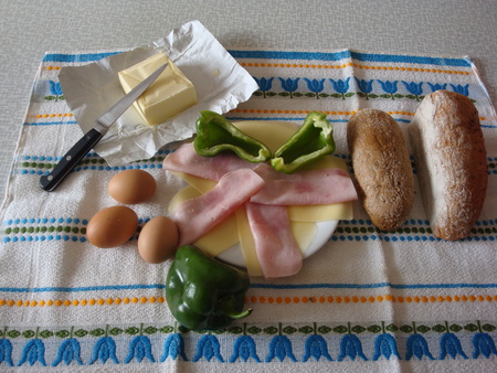 Healthy breakfastの写真素材