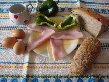 Healthy breakfastの写真素材
