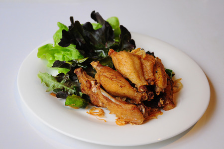 fried chickenの写真素材