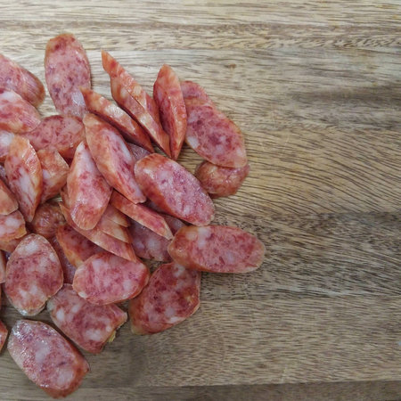 Chinese sausage or pork sausage.の写真素材