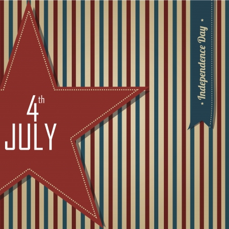 4th july star on old special backgroundのイラスト素材