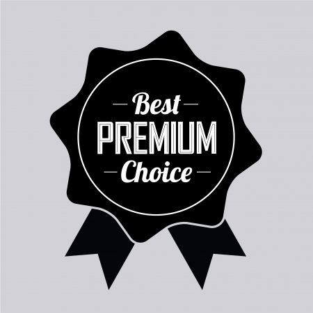 best premium choice medal on light gray backgroundのイラスト素材