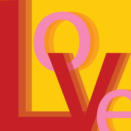 love text making a special backgroundのイラスト素材