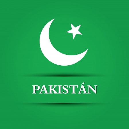abstract pakistan text on special allusive flag backgroundのイラスト素材