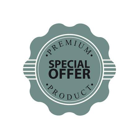 abstract special offer label on white backgroundのイラスト素材
