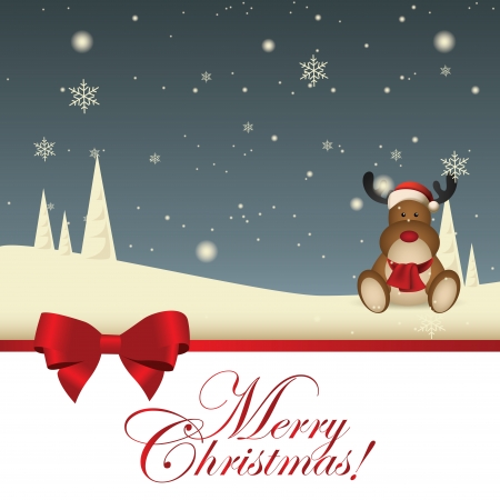 Abstract Christmas background with special christmas objectsのイラスト素材