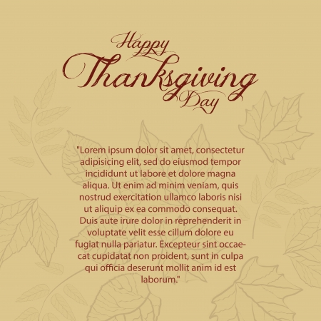 abstract thanksgiving day background with allusive special objectsのイラスト素材