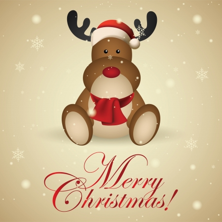 abstract merry christmas background with special objectsのイラスト素材