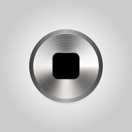 abstract special music symbol on special silver circleのイラスト素材