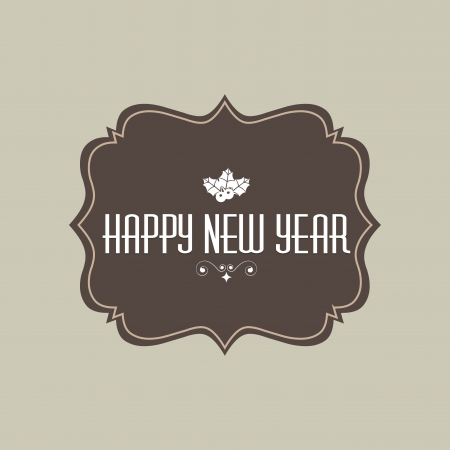 abstract happy new year text on special backgroundのイラスト素材