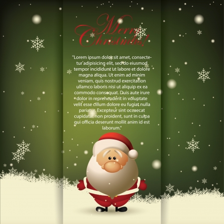 abstract merry christmas background with special objectsのイラスト素材