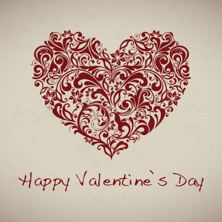 abstract happy valentine's day background with special objectsのイラスト素材