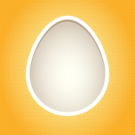 Yellow egg frame  Objects grouped and named in English  No mesh, transparency used  Gradient used  のイラスト素材